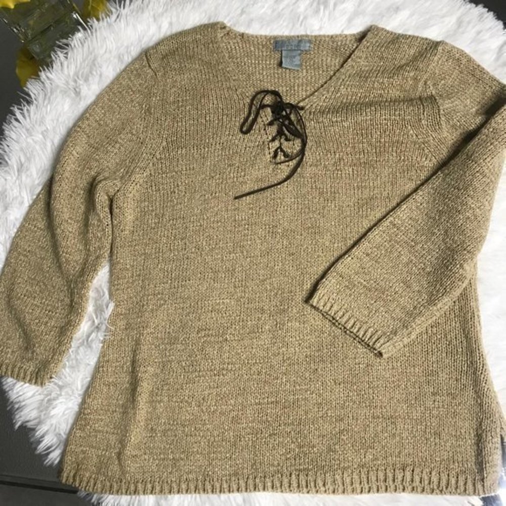 August Silk Pullover Sweater size XL